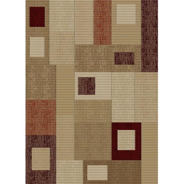 Concord Global Trading Concord Global 61015 5 ft. 3 in. x 7 ft. 3 in. Soho Rectangles Tonel 61015